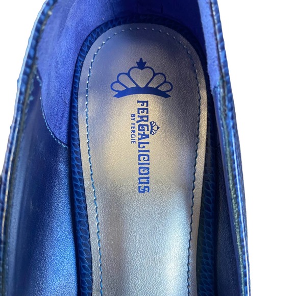 Fergalicious Blue Size 10 Heels - Picture 5 of 13